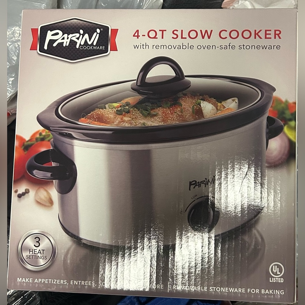 Parini Slow Cooker 4 Quarts